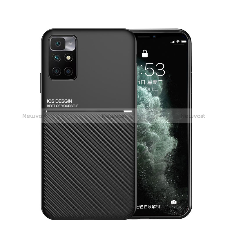 Ultra-thin Silicone Gel Soft Case Cover with Magnetic for Xiaomi Redmi Note 11 4G (2021)