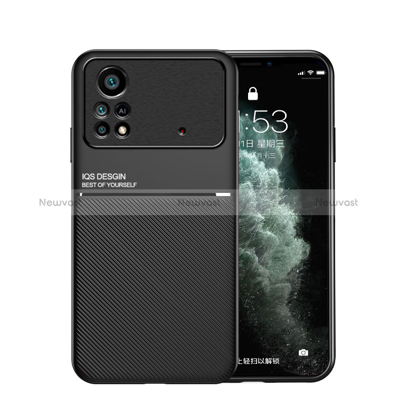 Ultra-thin Silicone Gel Soft Case Cover with Magnetic for Xiaomi Redmi Note 11E Pro 5G