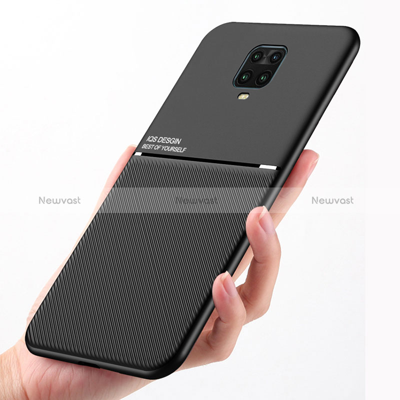 Ultra-thin Silicone Gel Soft Case Cover with Magnetic for Xiaomi Redmi Note 9 Pro