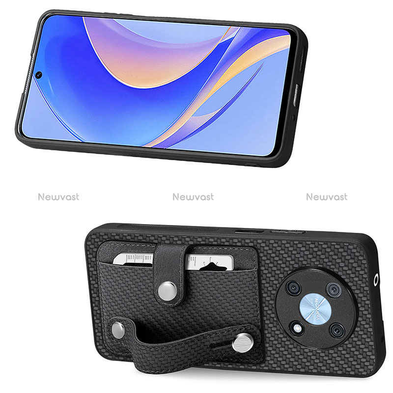 Ultra-thin Silicone Gel Soft Case Cover with Magnetic S01D for Huawei Enjoy 50 Pro