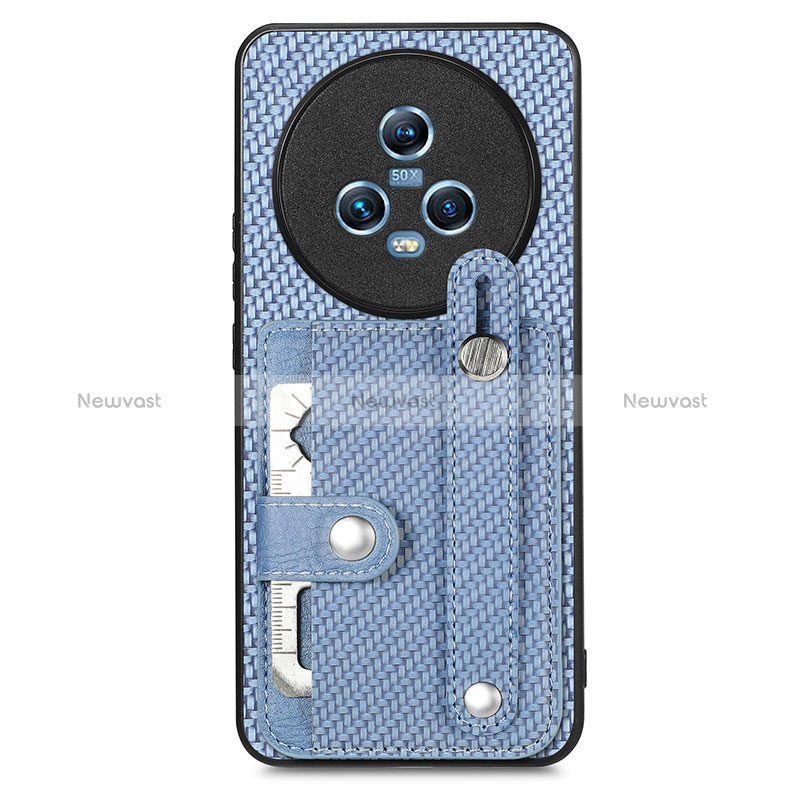 Ultra-thin Silicone Gel Soft Case Cover with Magnetic S01D for Huawei Honor Magic5 5G