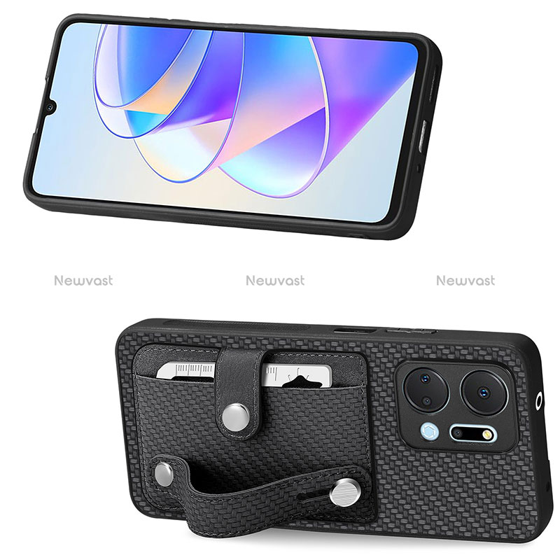 Ultra-thin Silicone Gel Soft Case Cover with Magnetic S01D for Huawei Honor X7a