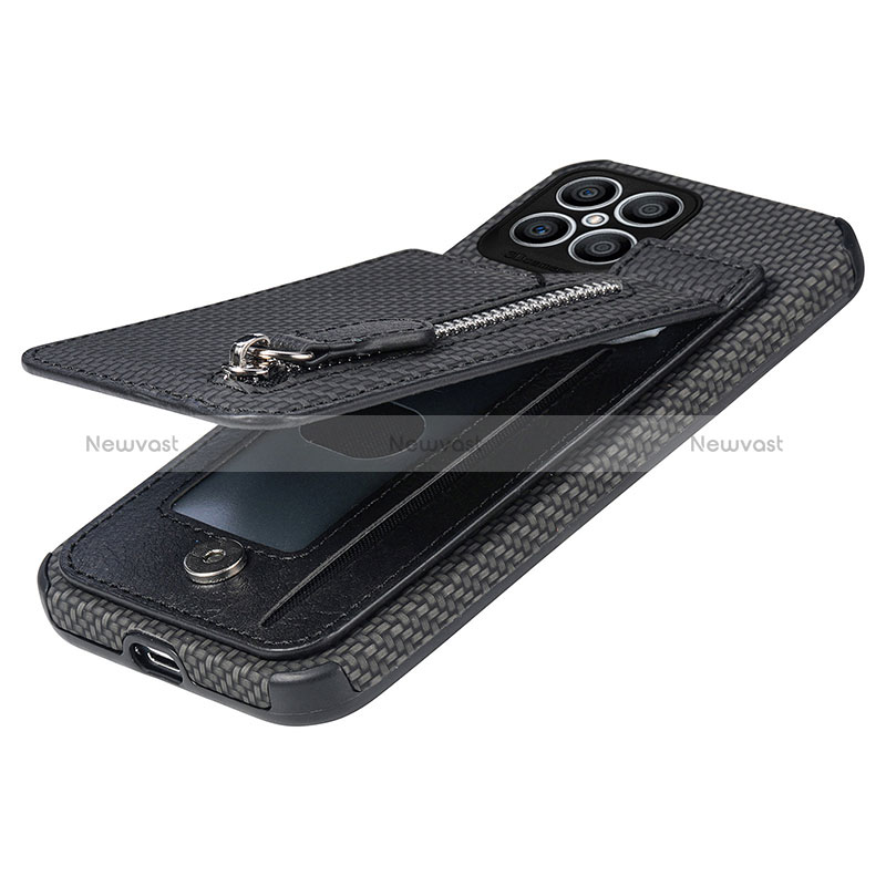 Ultra-thin Silicone Gel Soft Case Cover with Magnetic S01D for Huawei Honor X8 4G