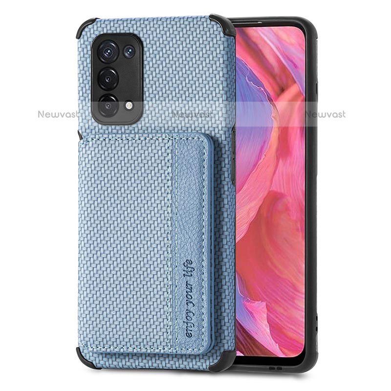 Ultra-thin Silicone Gel Soft Case Cover with Magnetic S01D for Oppo A93 5G