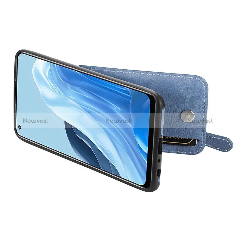 Ultra-thin Silicone Gel Soft Case Cover with Magnetic S01D for Oppo Find X5 Lite 5G