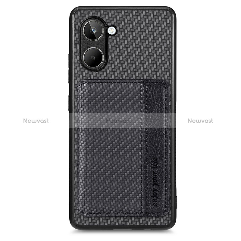 Ultra-thin Silicone Gel Soft Case Cover with Magnetic S01D for Realme 10 4G