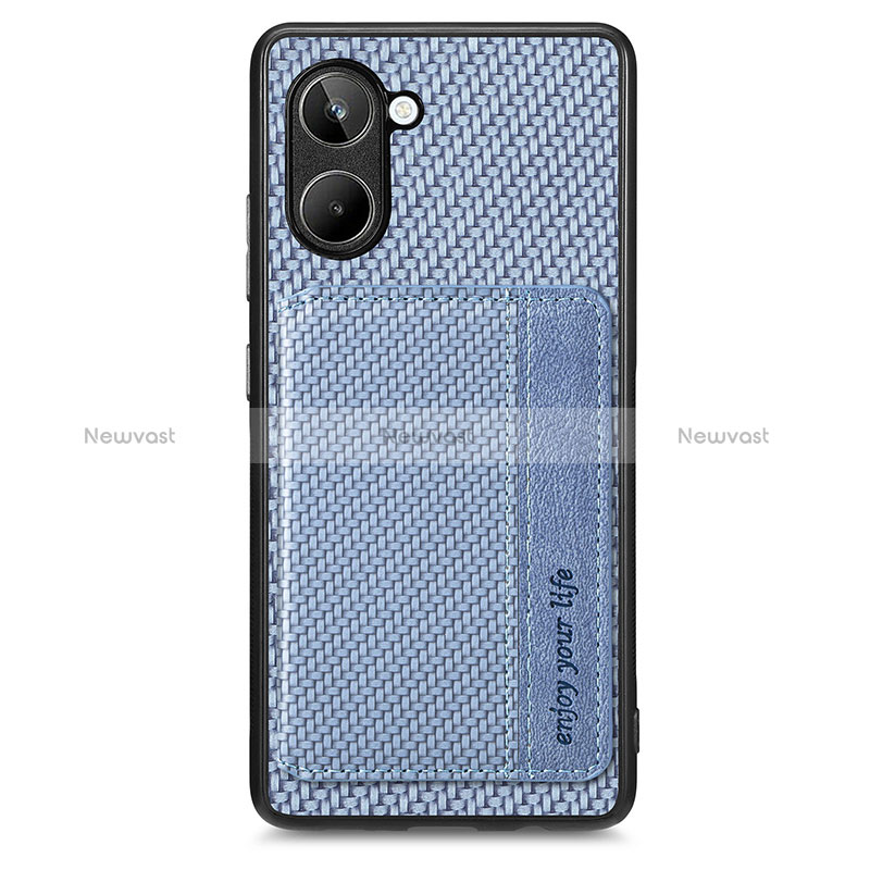 Ultra-thin Silicone Gel Soft Case Cover with Magnetic S01D for Realme 10 4G