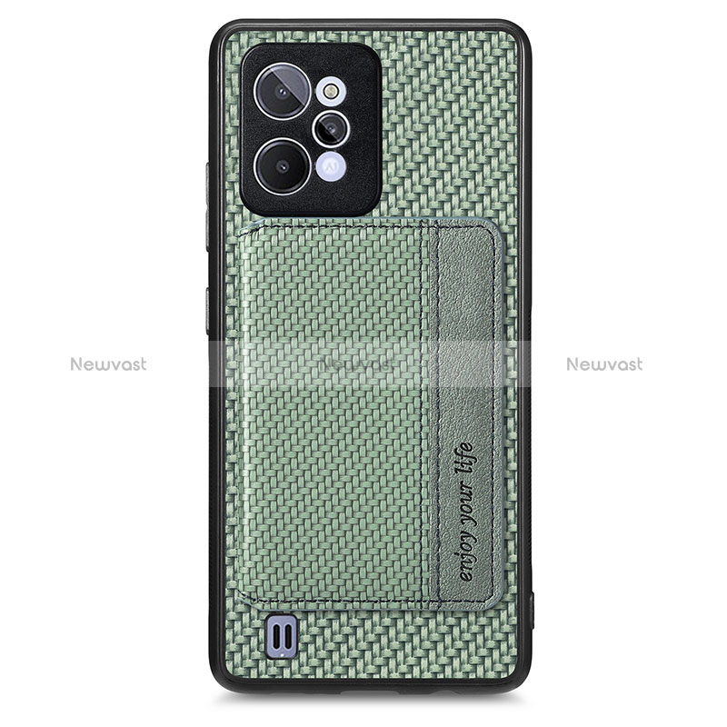 Ultra-thin Silicone Gel Soft Case Cover with Magnetic S01D for Realme C31