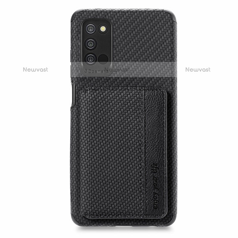 Ultra-thin Silicone Gel Soft Case Cover with Magnetic S01D for Samsung Galaxy A02s