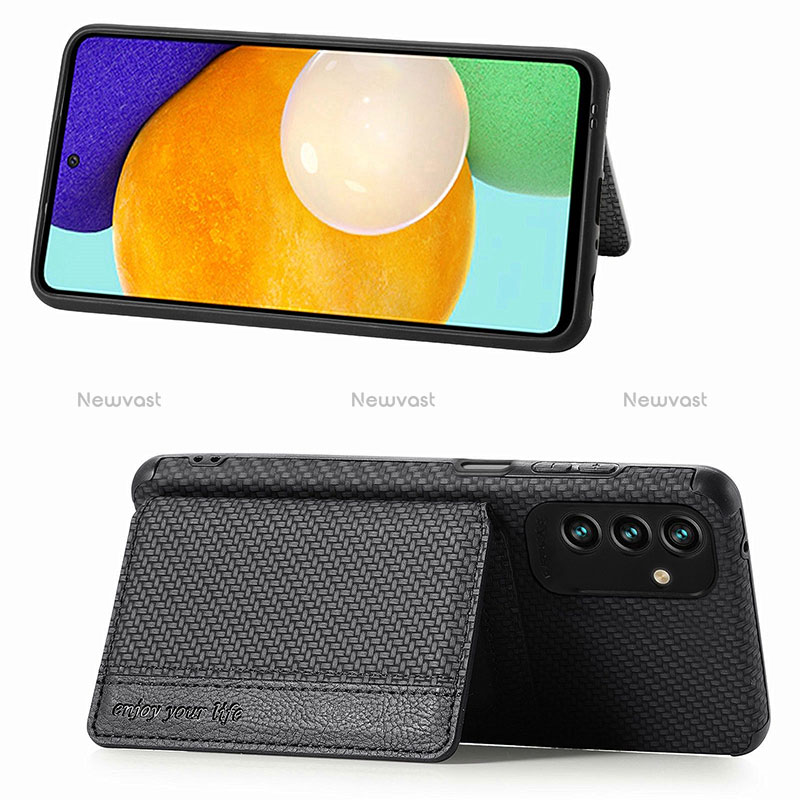 Ultra-thin Silicone Gel Soft Case Cover with Magnetic S01D for Samsung Galaxy A04s