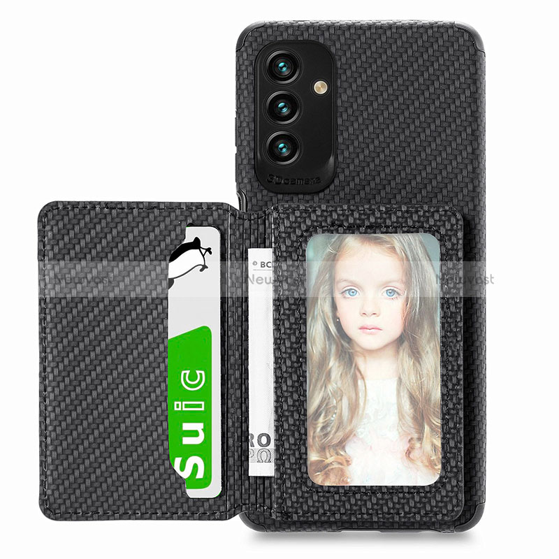 Ultra-thin Silicone Gel Soft Case Cover with Magnetic S01D for Samsung Galaxy A04s