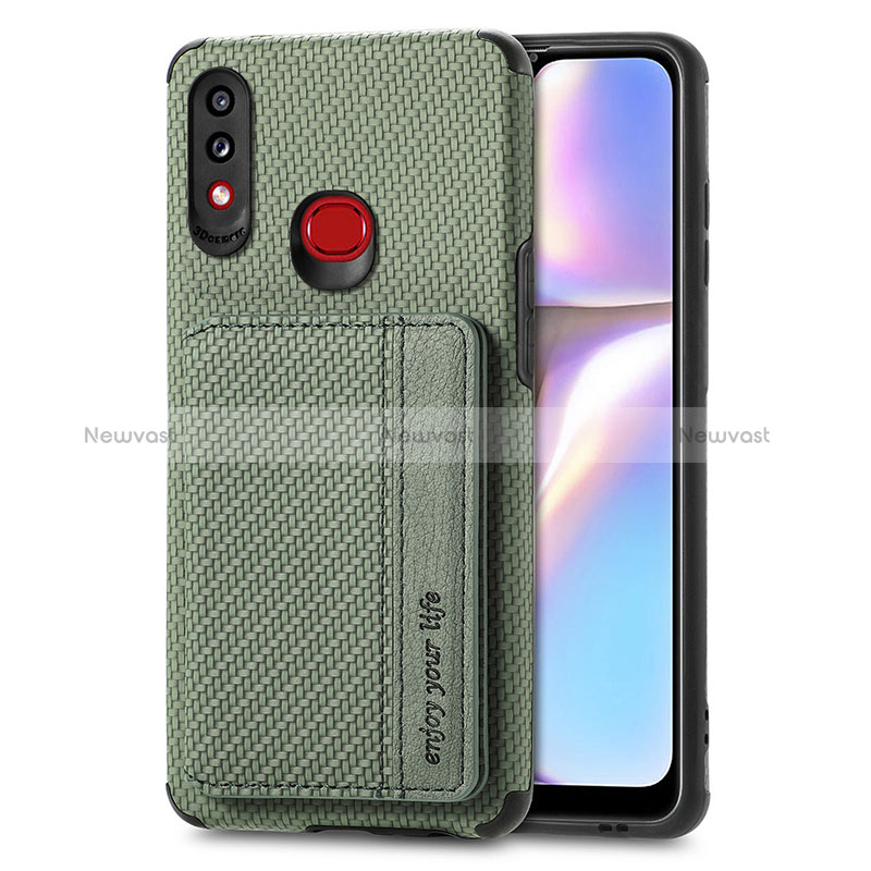 Ultra-thin Silicone Gel Soft Case Cover with Magnetic S01D for Samsung Galaxy A10s