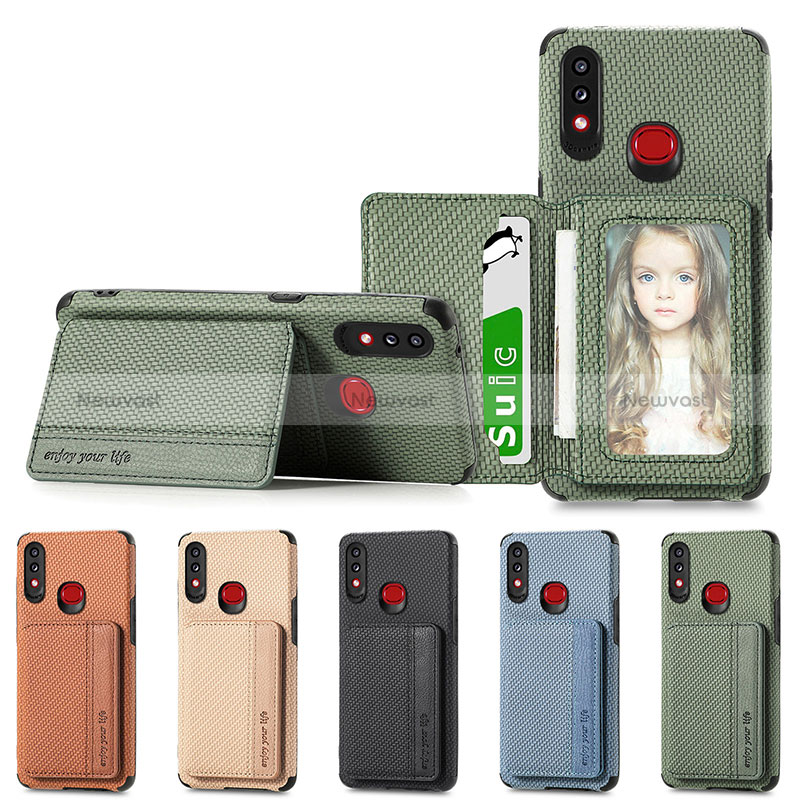 Ultra-thin Silicone Gel Soft Case Cover with Magnetic S01D for Samsung Galaxy A10s