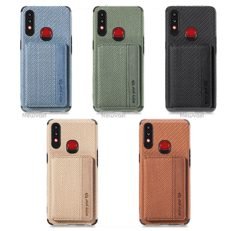 Ultra-thin Silicone Gel Soft Case Cover with Magnetic S01D for Samsung Galaxy A10s