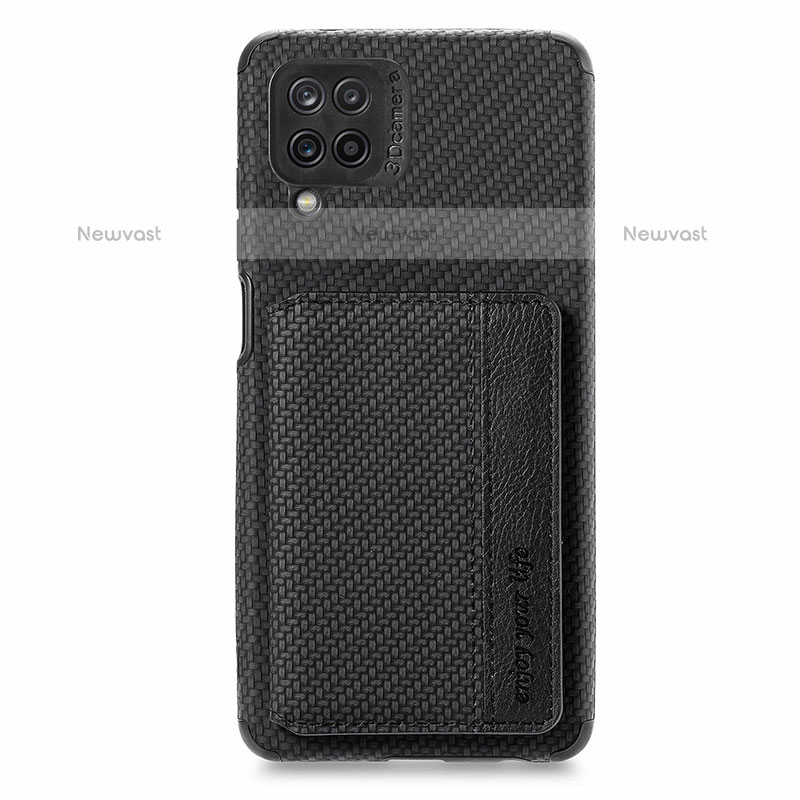 Ultra-thin Silicone Gel Soft Case Cover with Magnetic S01D for Samsung Galaxy A12