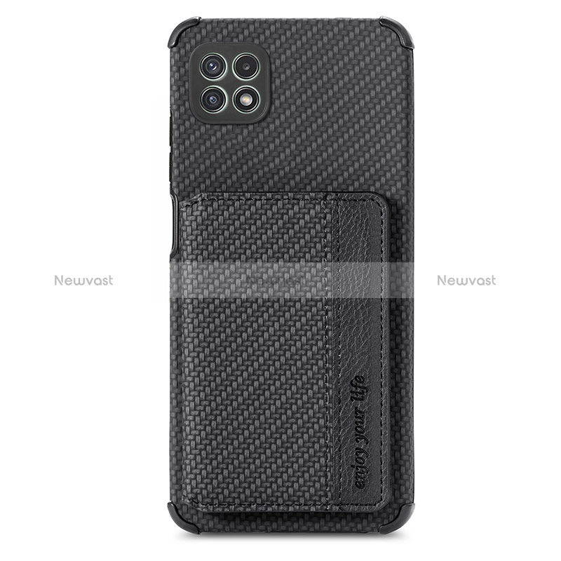 Ultra-thin Silicone Gel Soft Case Cover with Magnetic S01D for Samsung Galaxy A22 5G