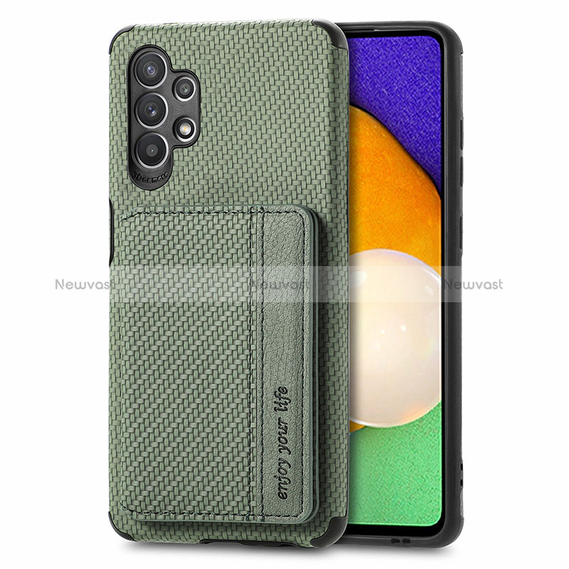 Ultra-thin Silicone Gel Soft Case Cover with Magnetic S01D for Samsung Galaxy A32 4G