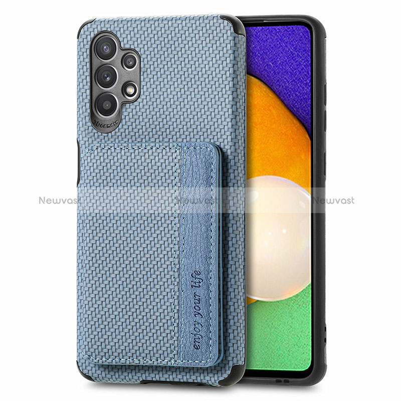 Ultra-thin Silicone Gel Soft Case Cover with Magnetic S01D for Samsung Galaxy A32 5G