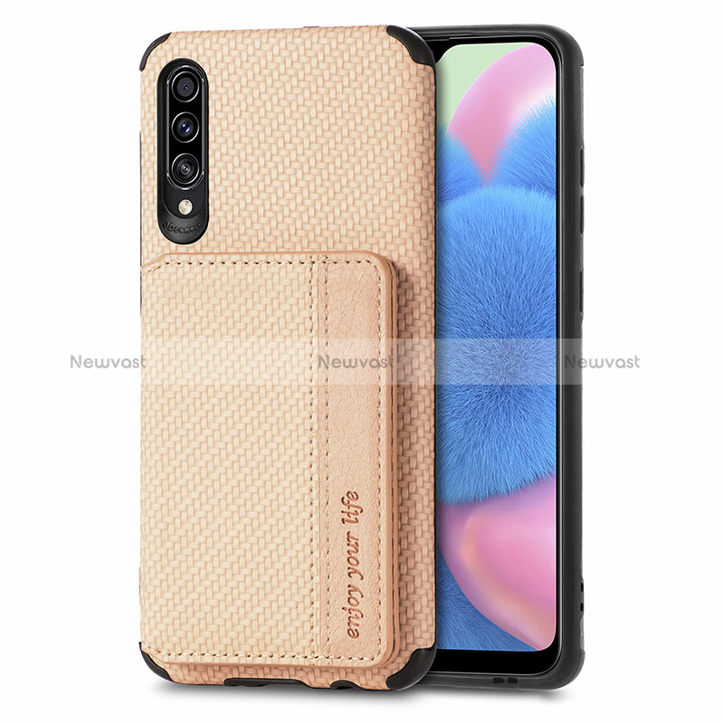 Ultra-thin Silicone Gel Soft Case Cover with Magnetic S01D for Samsung Galaxy A50S