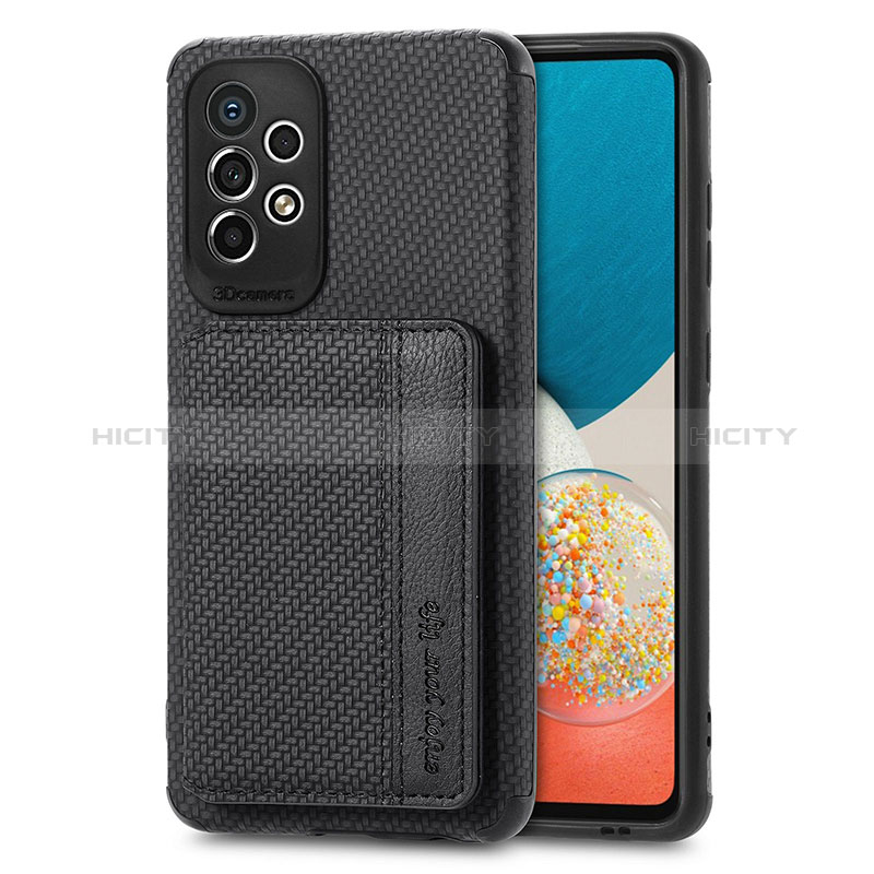 Ultra-thin Silicone Gel Soft Case Cover with Magnetic S01D for Samsung Galaxy A53 5G