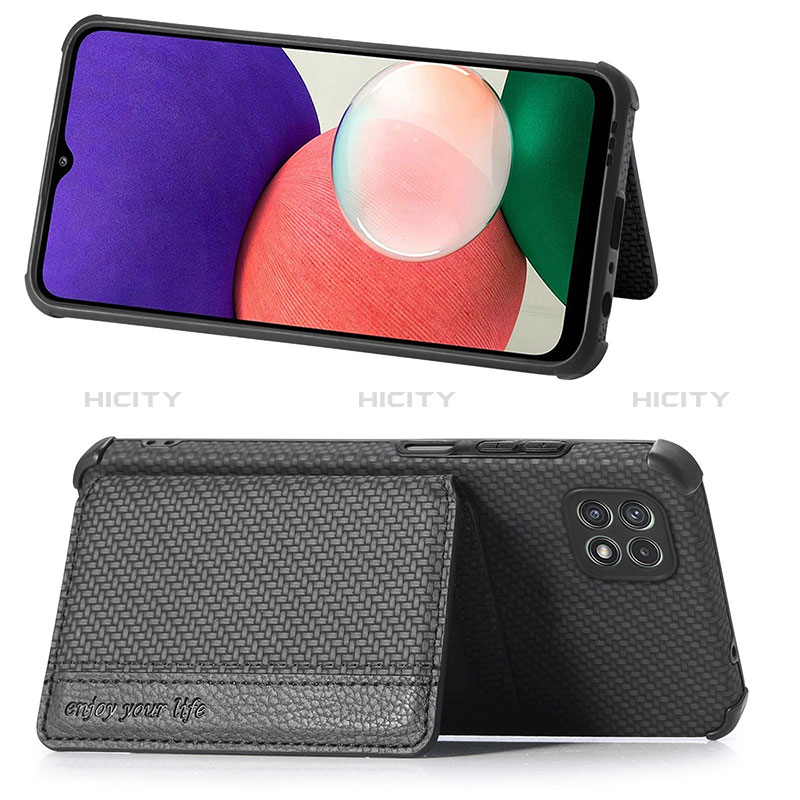 Ultra-thin Silicone Gel Soft Case Cover with Magnetic S01D for Samsung Galaxy F42 5G