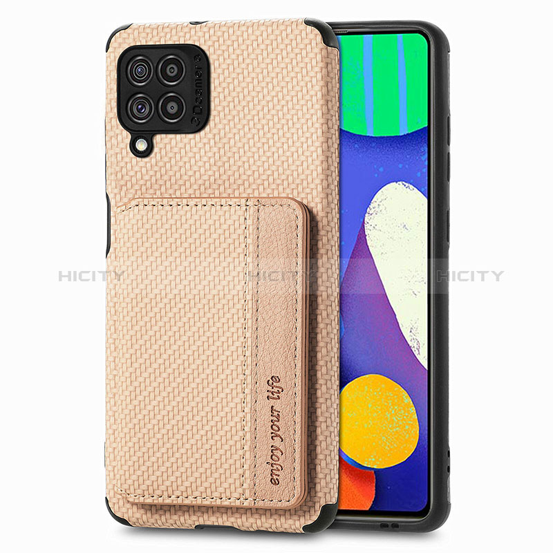 Ultra-thin Silicone Gel Soft Case Cover with Magnetic S01D for Samsung Galaxy F62 5G