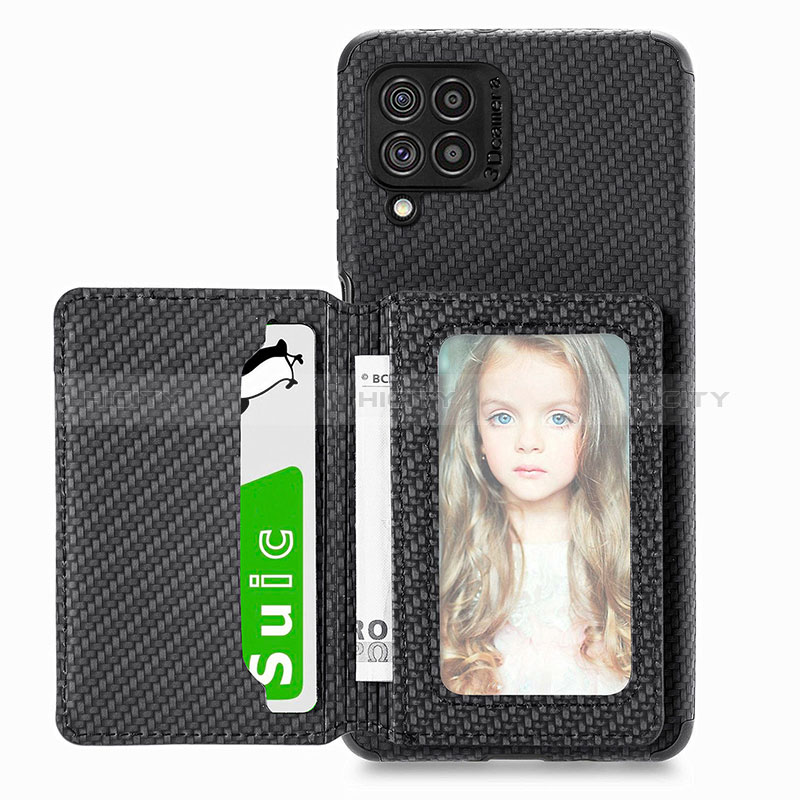 Ultra-thin Silicone Gel Soft Case Cover with Magnetic S01D for Samsung Galaxy F62 5G