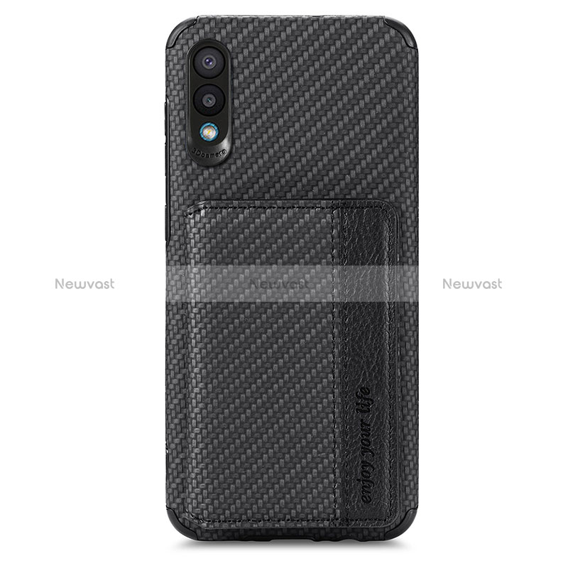 Ultra-thin Silicone Gel Soft Case Cover with Magnetic S01D for Samsung Galaxy M02