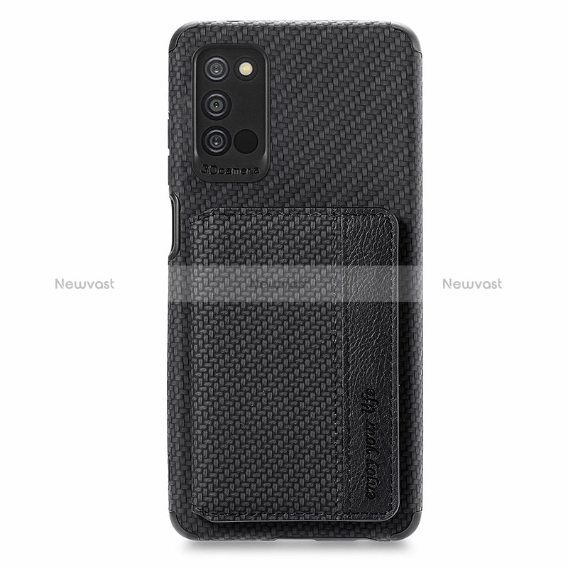 Ultra-thin Silicone Gel Soft Case Cover with Magnetic S01D for Samsung Galaxy M02s