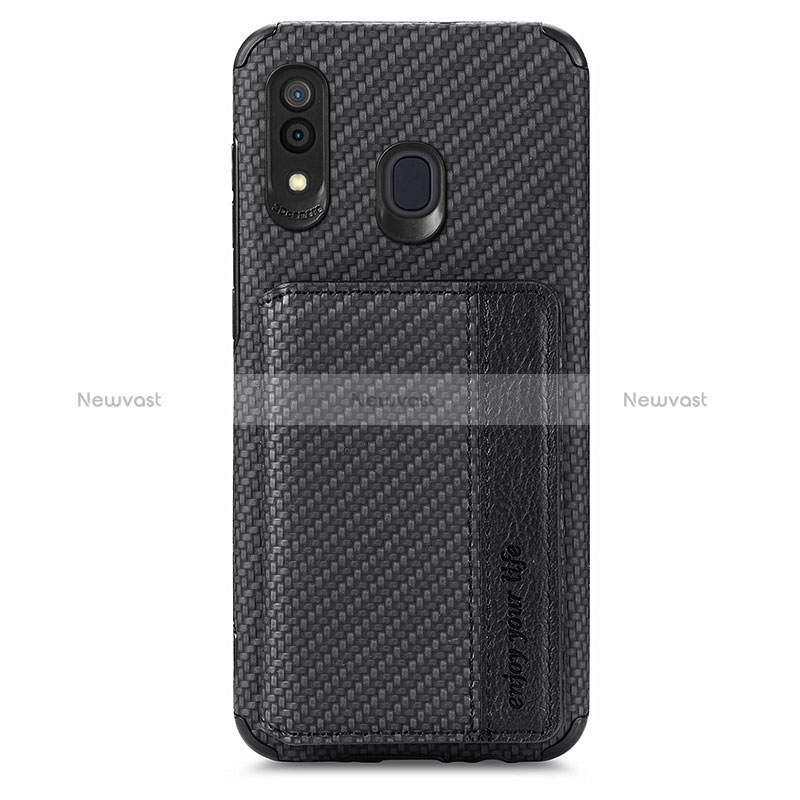 Ultra-thin Silicone Gel Soft Case Cover with Magnetic S01D for Samsung Galaxy M10S