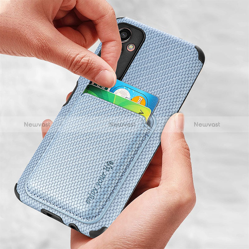 Ultra-thin Silicone Gel Soft Case Cover with Magnetic S01D for Samsung Galaxy M13 5G