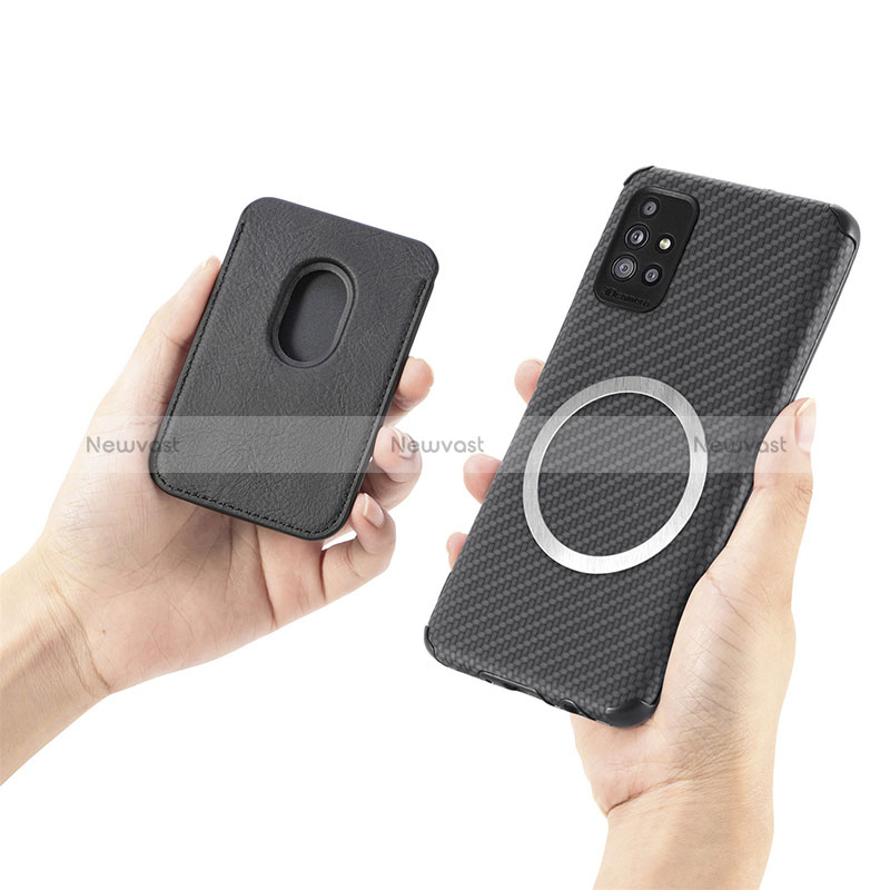 Ultra-thin Silicone Gel Soft Case Cover with Magnetic S01D for Samsung Galaxy M40S