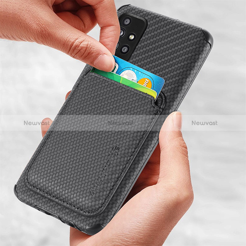 Ultra-thin Silicone Gel Soft Case Cover with Magnetic S01D for Samsung Galaxy M40S