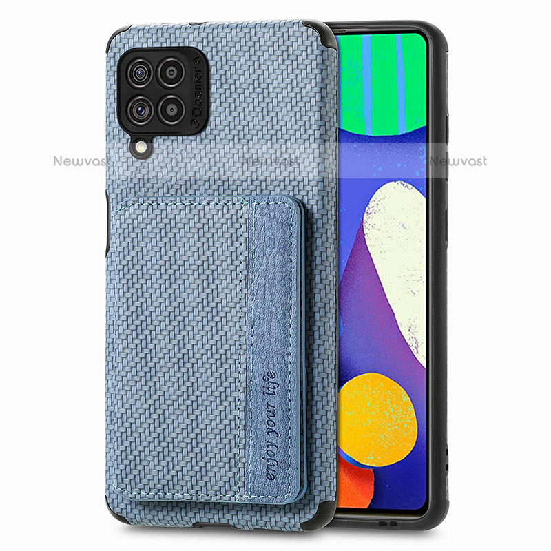 Ultra-thin Silicone Gel Soft Case Cover with Magnetic S01D for Samsung Galaxy M62 4G