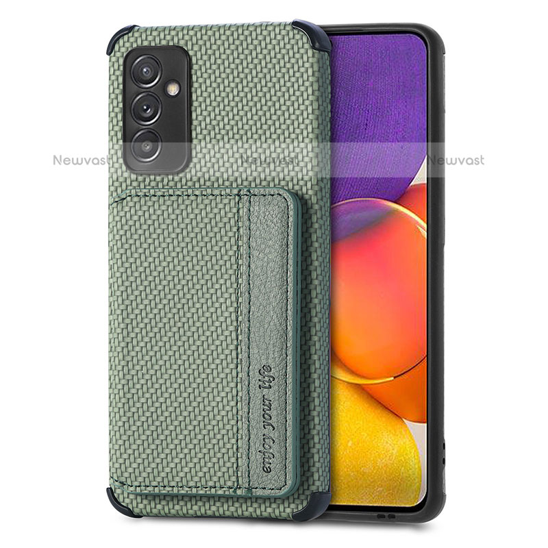 Ultra-thin Silicone Gel Soft Case Cover with Magnetic S01D for Samsung Galaxy Quantum2 5G