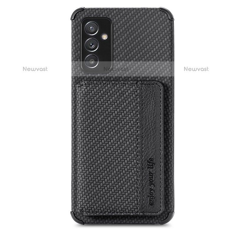 Ultra-thin Silicone Gel Soft Case Cover with Magnetic S01D for Samsung Galaxy Quantum2 5G