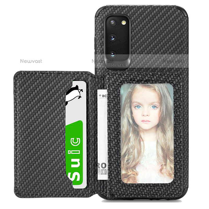 Ultra-thin Silicone Gel Soft Case Cover with Magnetic S01D for Samsung Galaxy S20