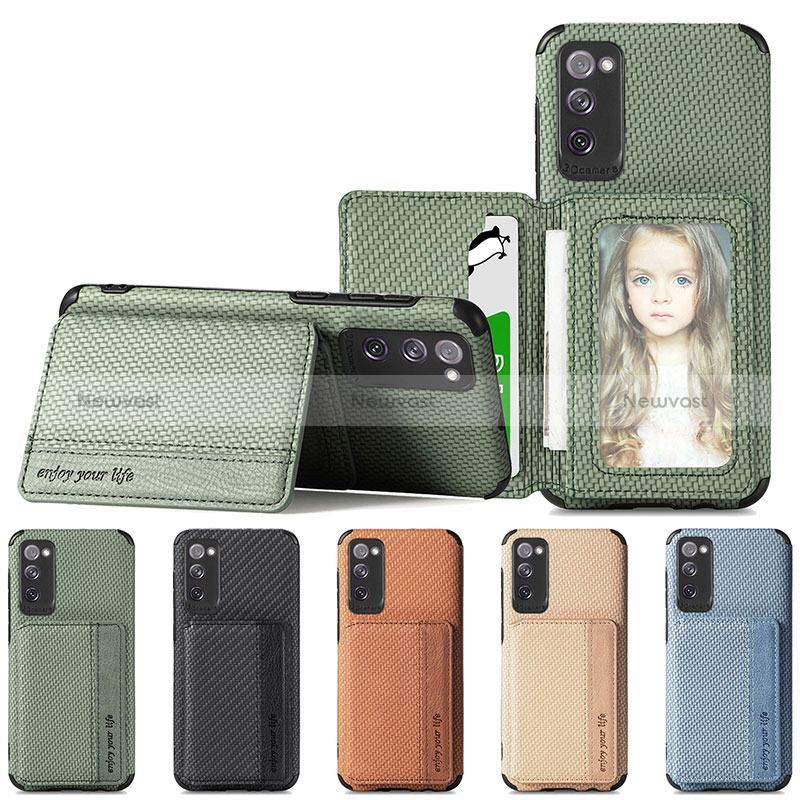 Ultra-thin Silicone Gel Soft Case Cover with Magnetic S01D for Samsung Galaxy S20 FE (2022) 5G