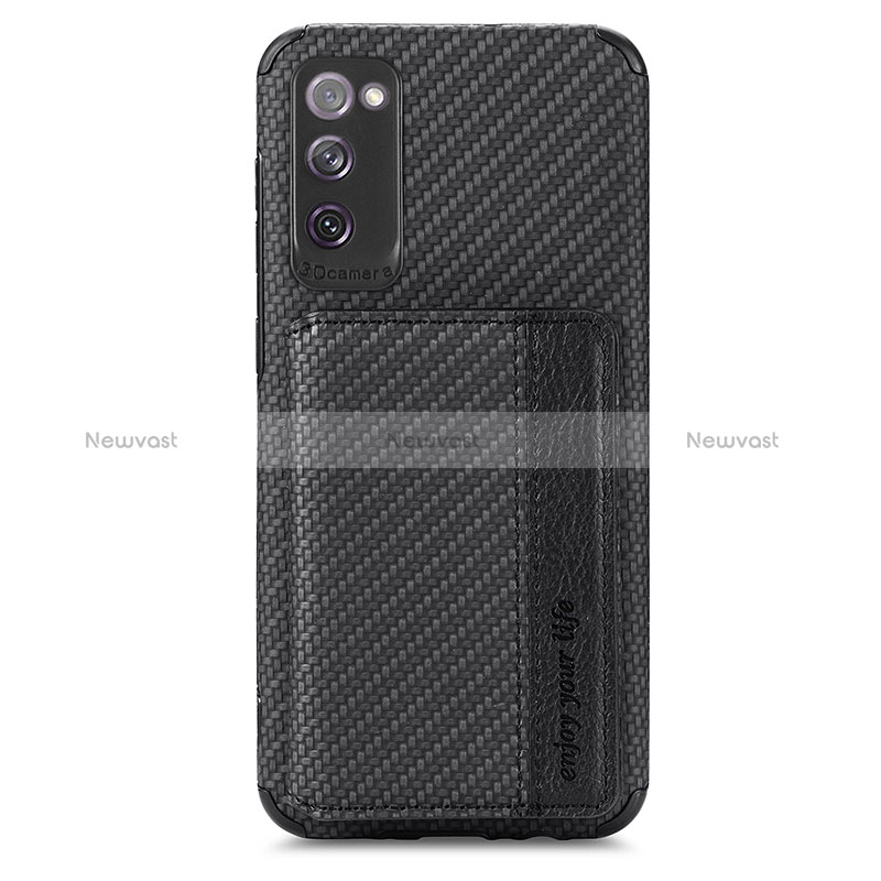 Ultra-thin Silicone Gel Soft Case Cover with Magnetic S01D for Samsung Galaxy S20 FE 5G