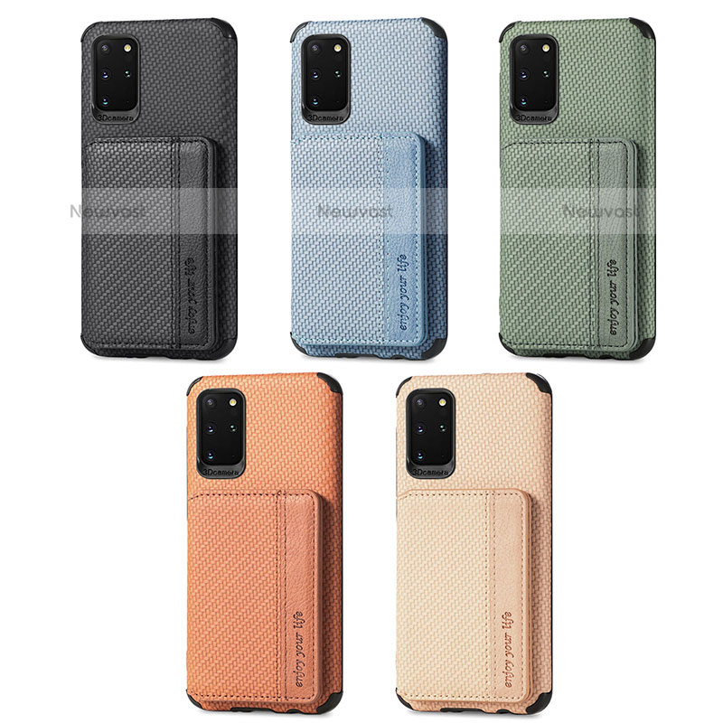 Ultra-thin Silicone Gel Soft Case Cover with Magnetic S01D for Samsung Galaxy S20 Plus 5G