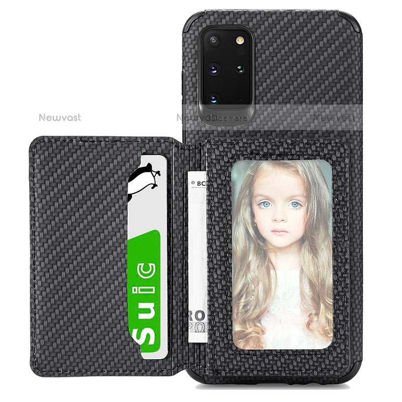 Ultra-thin Silicone Gel Soft Case Cover with Magnetic S01D for Samsung Galaxy S20 Plus 5G