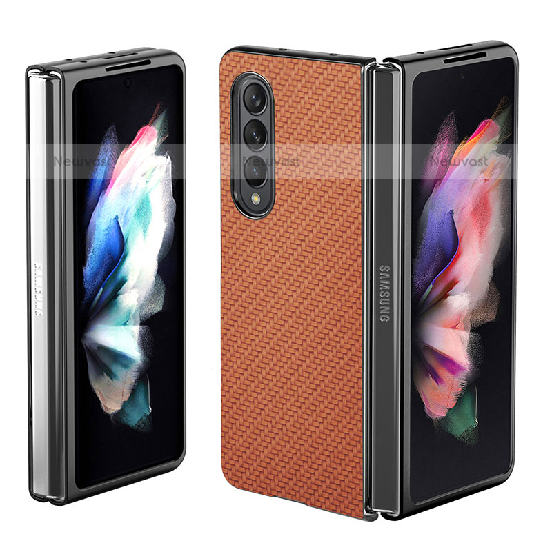 Ultra-thin Silicone Gel Soft Case Cover with Magnetic S01D for Samsung Galaxy Z Fold3 5G