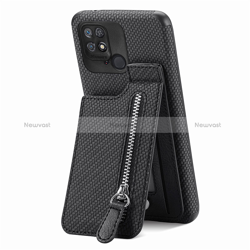 Ultra-thin Silicone Gel Soft Case Cover with Magnetic S01D for Xiaomi Redmi 10 India