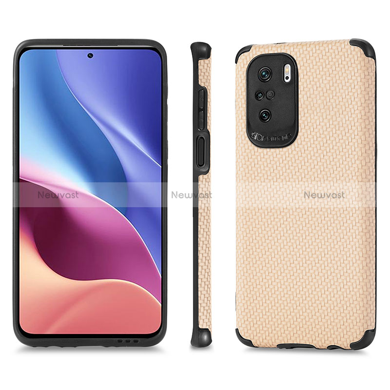 Ultra-thin Silicone Gel Soft Case Cover with Magnetic S01D for Xiaomi Redmi K40 Pro+ Plus 5G