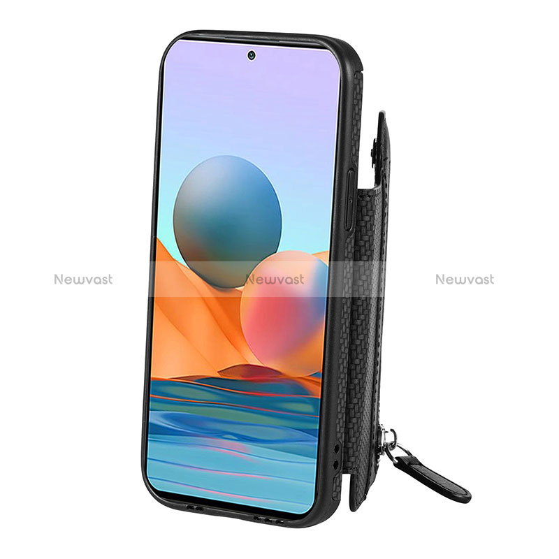 Ultra-thin Silicone Gel Soft Case Cover with Magnetic S01D for Xiaomi Redmi Note 10 Pro Max