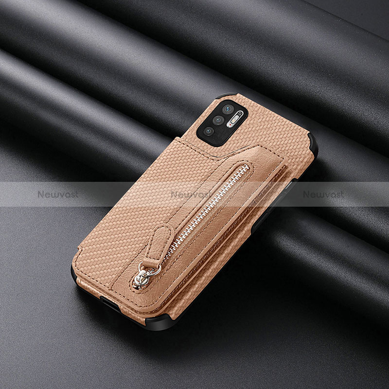 Ultra-thin Silicone Gel Soft Case Cover with Magnetic S01D for Xiaomi Redmi Note 11 SE 5G