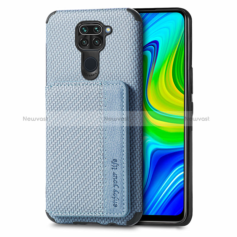 Ultra-thin Silicone Gel Soft Case Cover with Magnetic S01D for Xiaomi Redmi Note 9