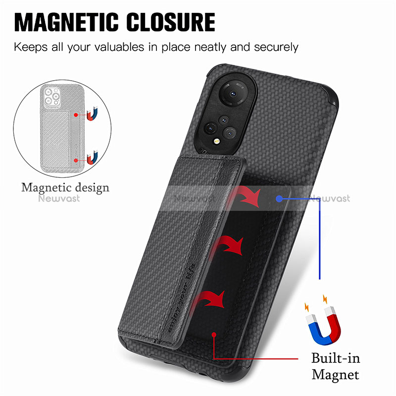 Ultra-thin Silicone Gel Soft Case Cover with Magnetic S02D for Huawei Honor X7