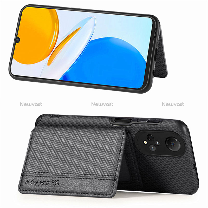 Ultra-thin Silicone Gel Soft Case Cover with Magnetic S02D for Huawei Honor X7