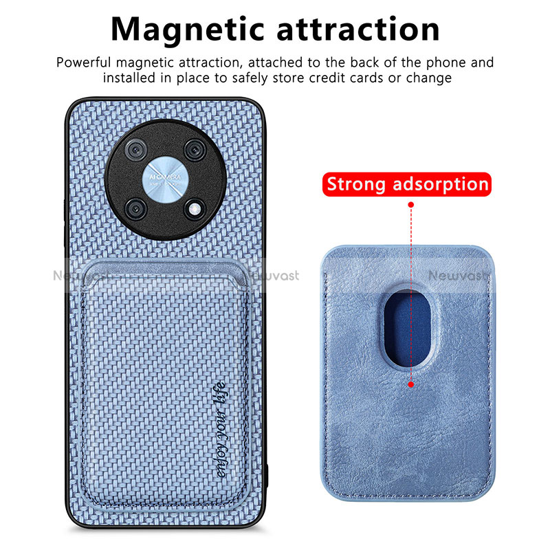 Ultra-thin Silicone Gel Soft Case Cover with Magnetic S02D for Huawei Nova Y90